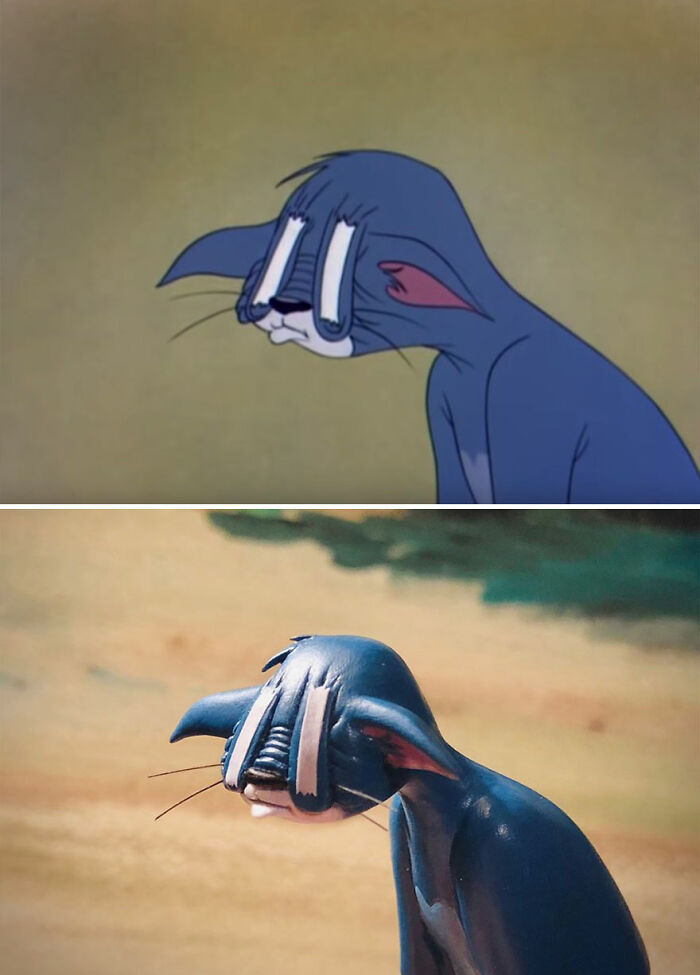 Japanese Artist Turns Tom And Jerry’s Most Unfortunate Moments Into Sculptures, And The Result Is Hilarious (20 New Pics)