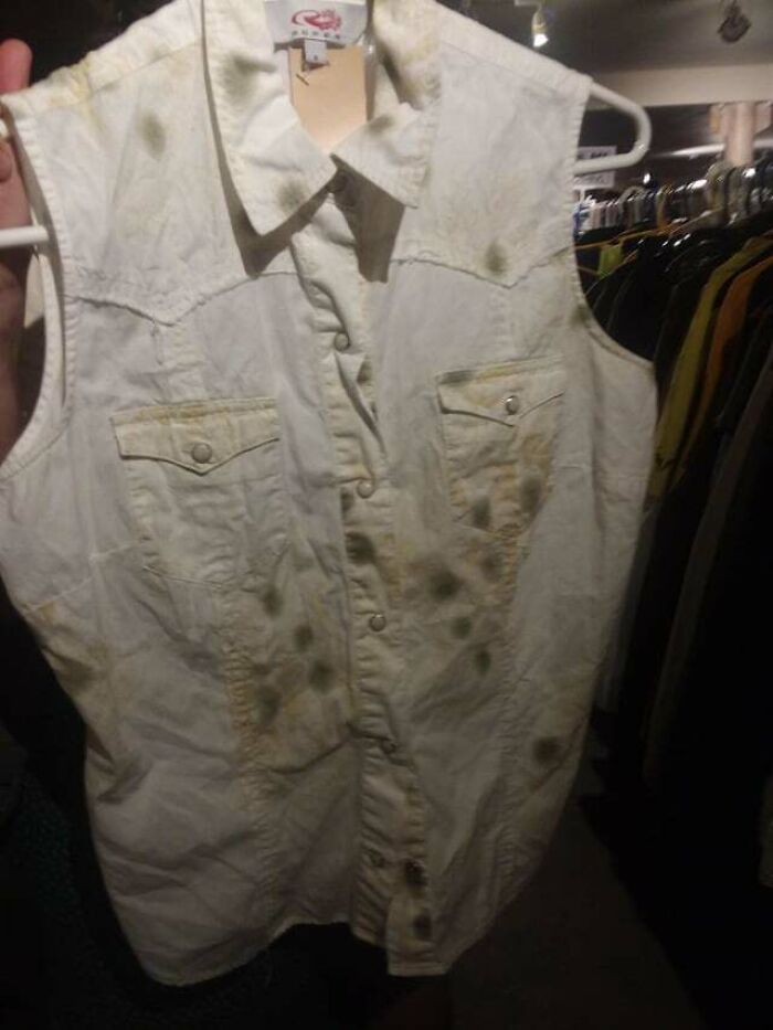 Floral Design On This T-Shirt Looks Just Like Mold