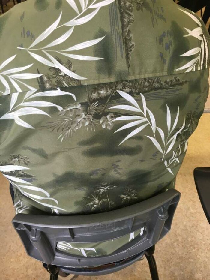 My Friend’s Shirt Looks Like He’s Sweating Heavily