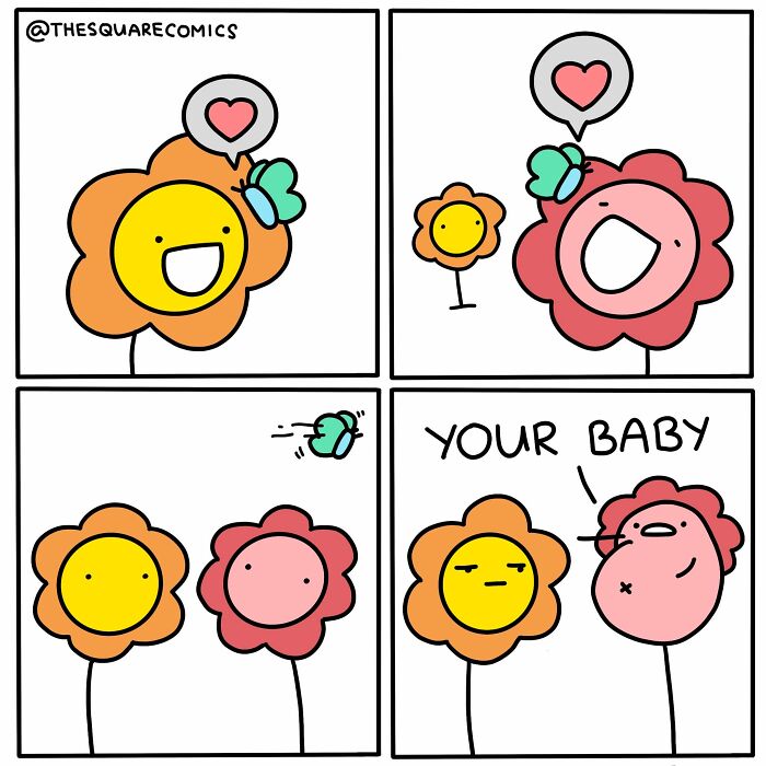 Here Are The New Dark Humor Illustrations From “The Square Comics” To Improve Your Mood