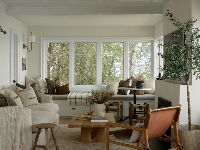 Window Seating In A Renovated Lake House, Prince Edward Island, Canada 
