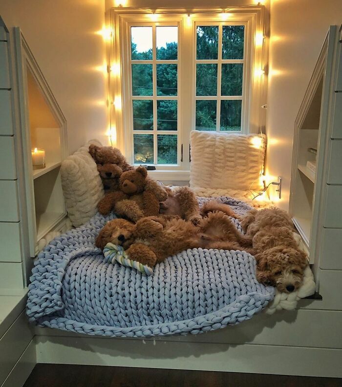 Playroom Window Nook