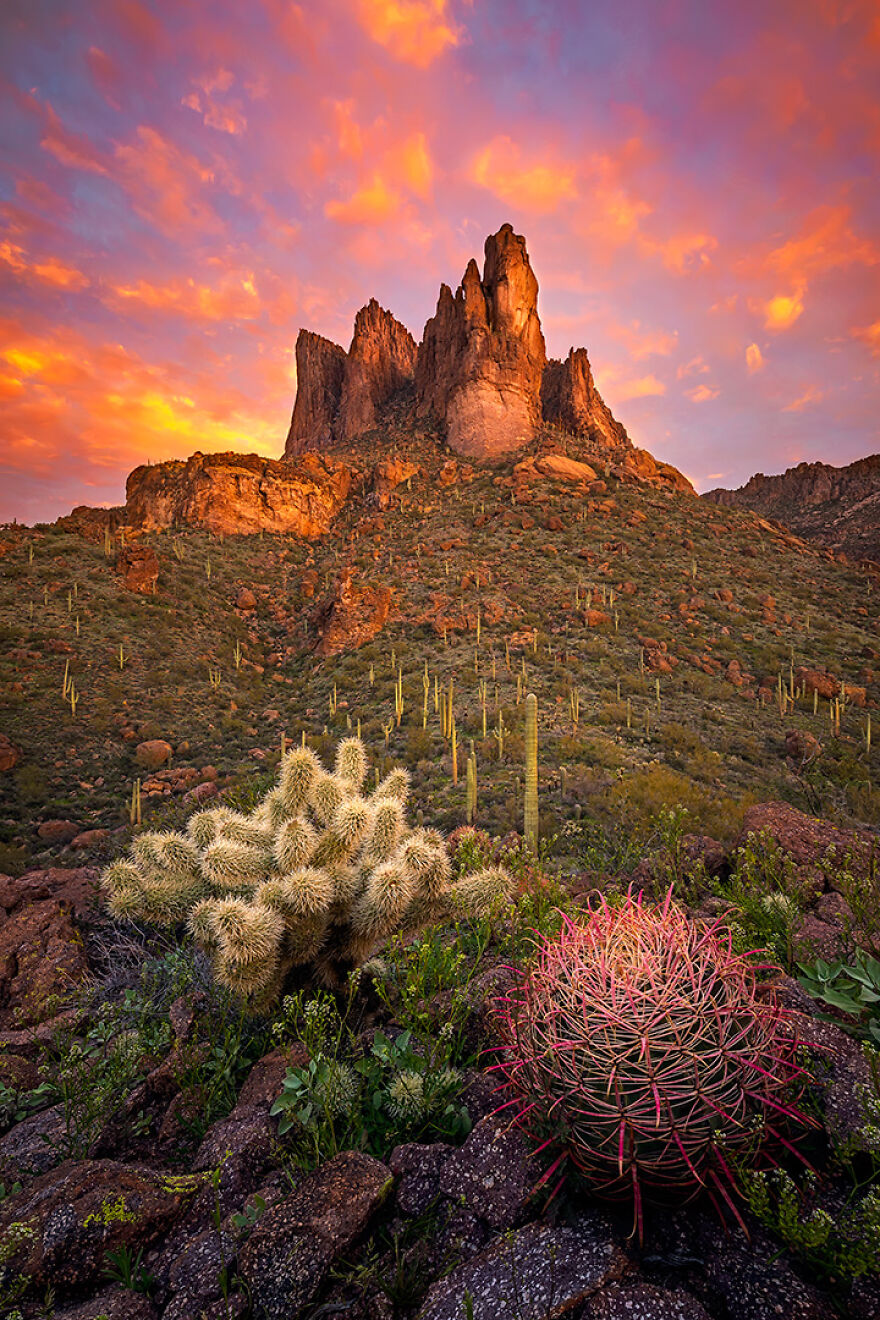 Landscapes: Winner – Superstition Mountains Sunrise By Peter Coskun
