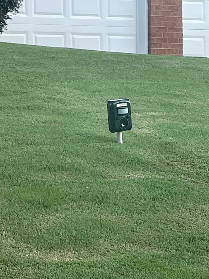 My Neighbor Has This In His Lawn, High Frequency Sound Comes Out Of It When I Pass It