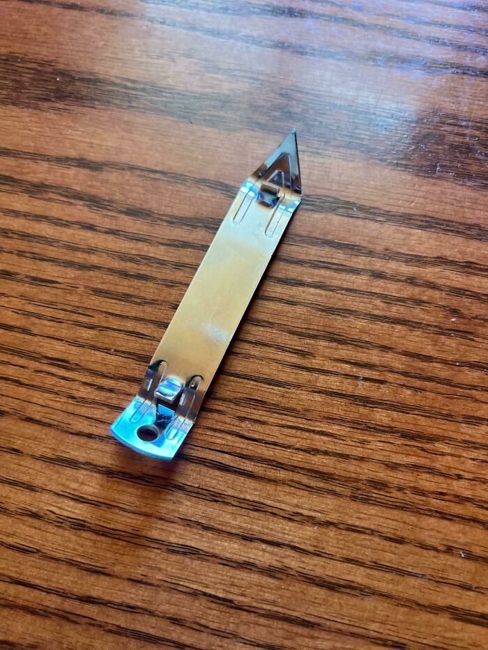 What Is The Purpose For This Bottle Opener To Have A Pointy End And A Flat End?