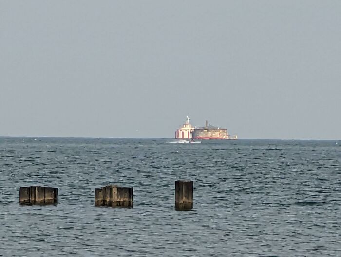 What Is This Out On Lake Michigan?