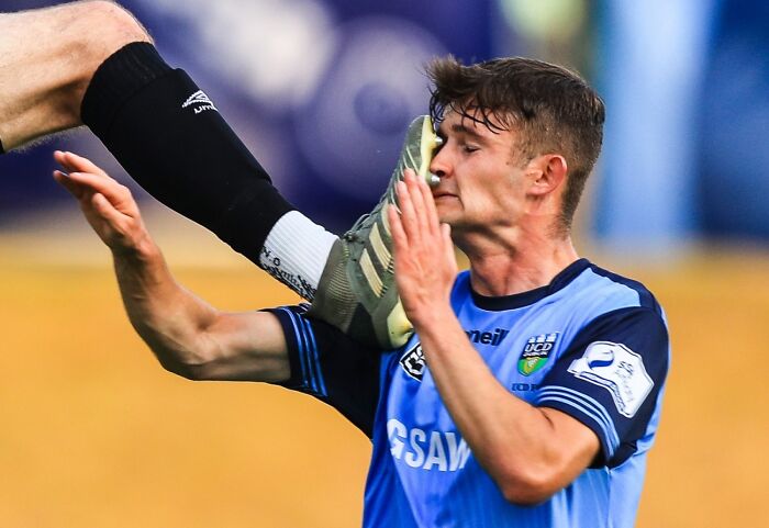 Under 20, Honorable Mention: Foot In Mouth! By Evan Treacy