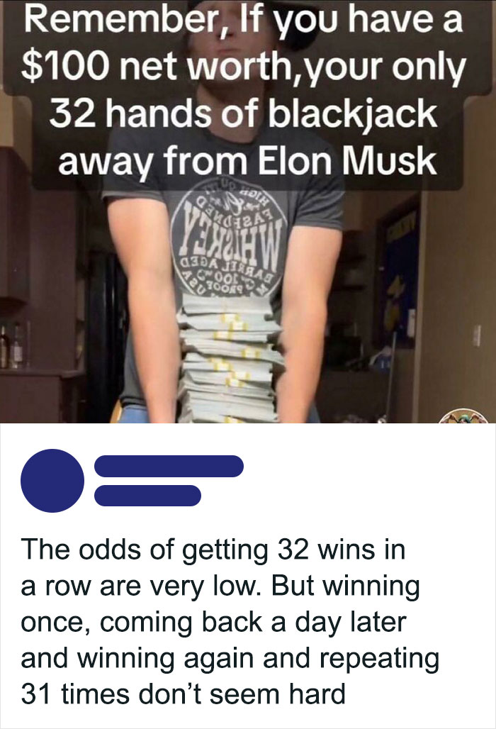 What Are The Actual Odds Of Winning 32 Hands Of Blackjack In A Row?