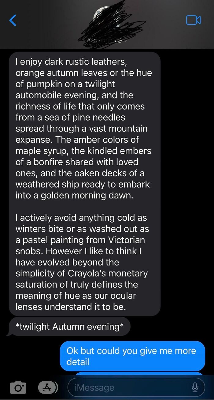 When I Ask My Brother For His Favorite Color In Order To Buy Him A Christmas Gift