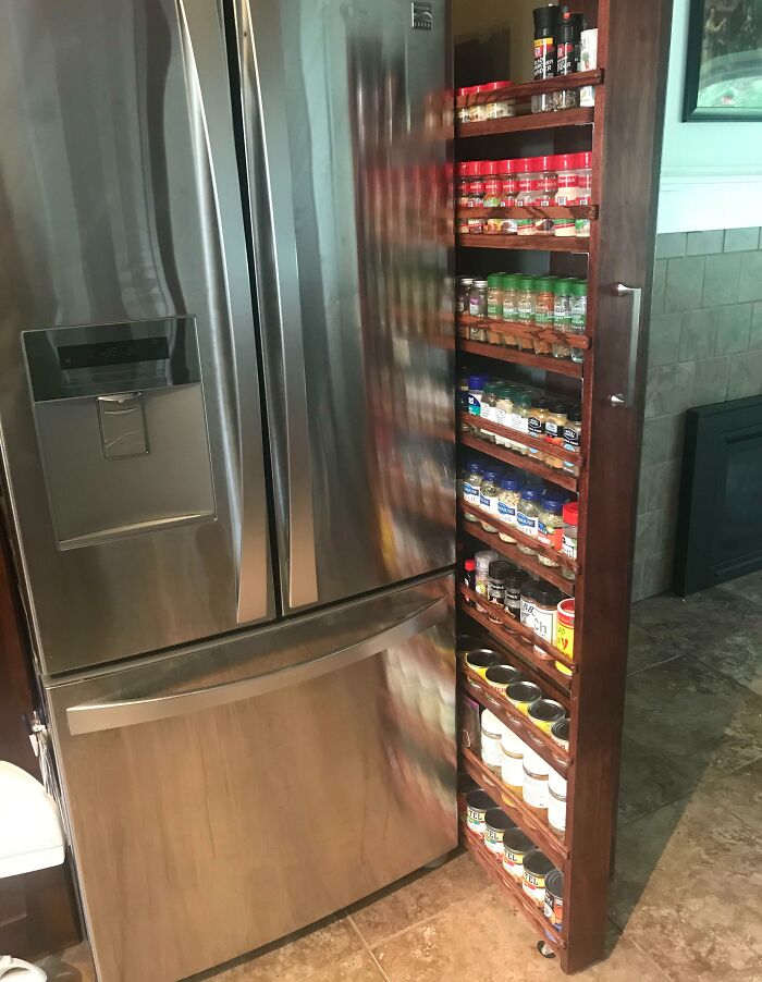 Seems Like A Good Time To Finally Show Off The Spice Rack I Built