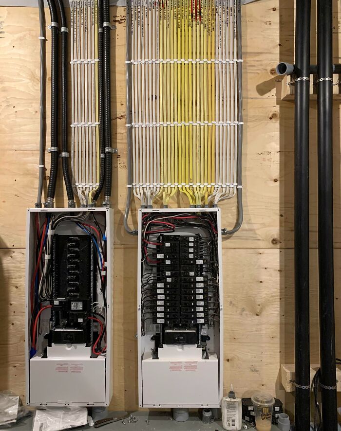 Couple Of Panels I Wired Yesterday