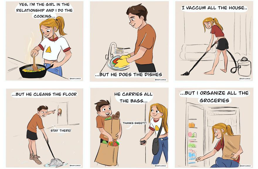 A Comic About Living With Your Partner