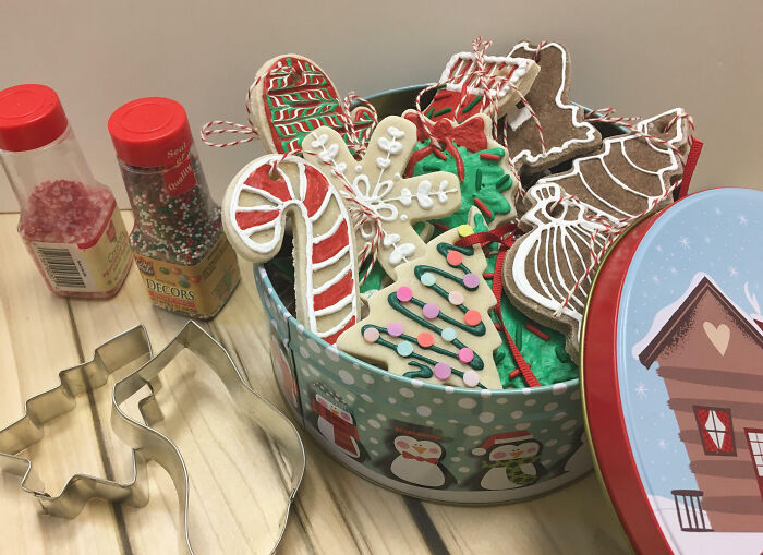 Santa’s Cookies. Ornaments I Made This Year. They’re Non-Edible So Will Last For Years To Come