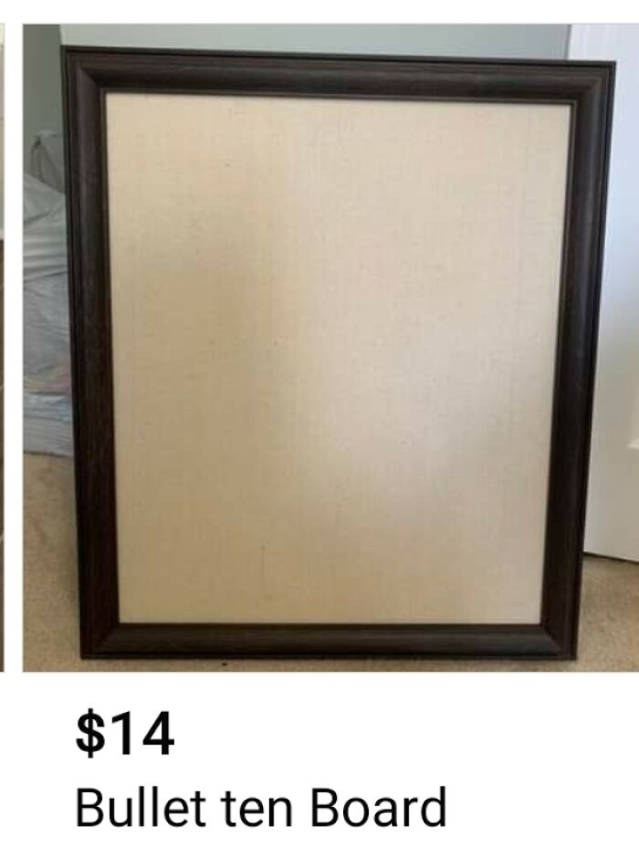 Bullet Ten Board. For All Your Ten Bullets