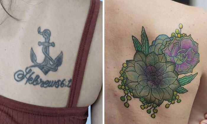 Goodbye Awful Anchor Tattoo