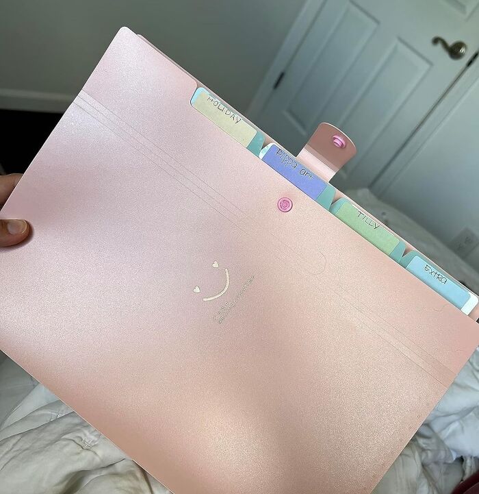  5-Pocket Folder Organizer Is The Ultimate File Clerk For Your 2025 Goals - Corraling Your Notes, Papers, And To-Dos Into One Sleek Device, So You Can Focus On Crushing It, Not Cluttering It