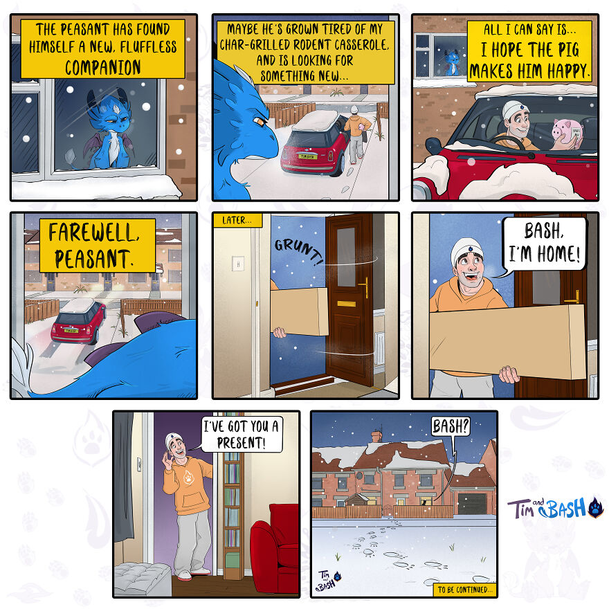 I Create The Series Of Comics &ldquo;Tim And Bash&rdquo;, And Here Is My Christmas Special