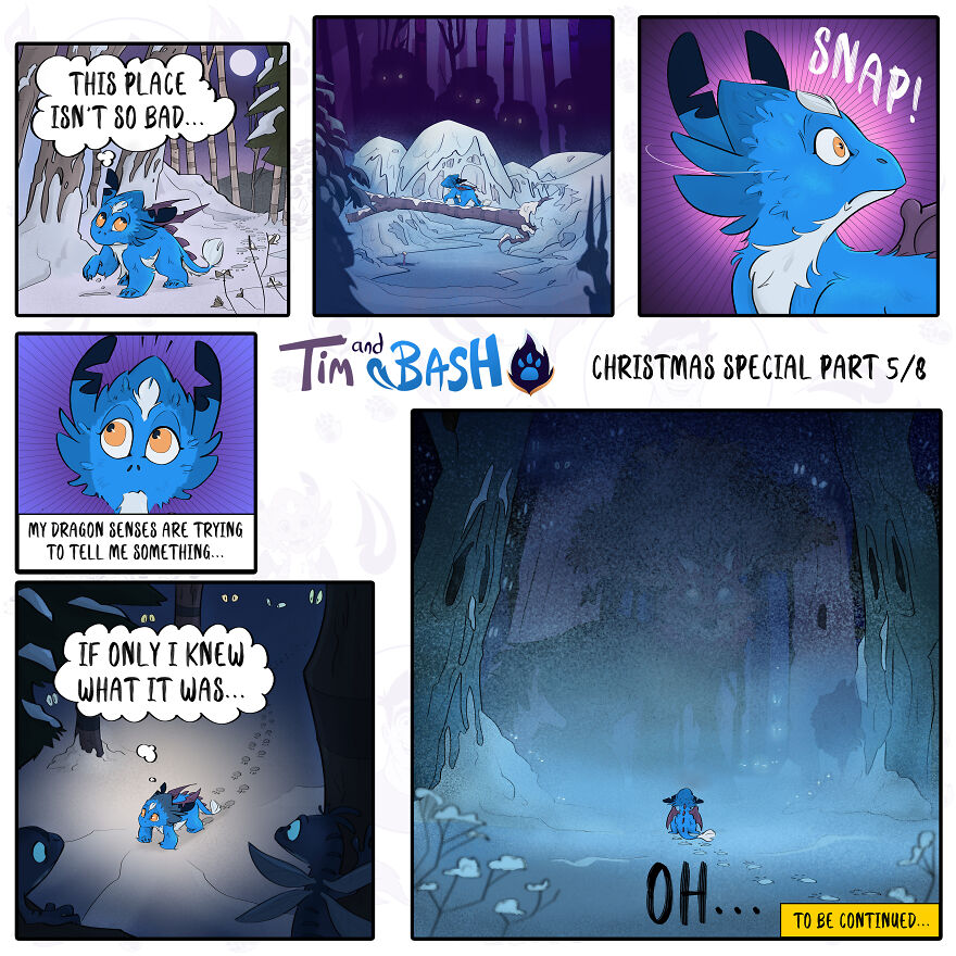 I Create The Series Of Comics &ldquo;Tim And Bash&rdquo;, And Here Is My Christmas Special