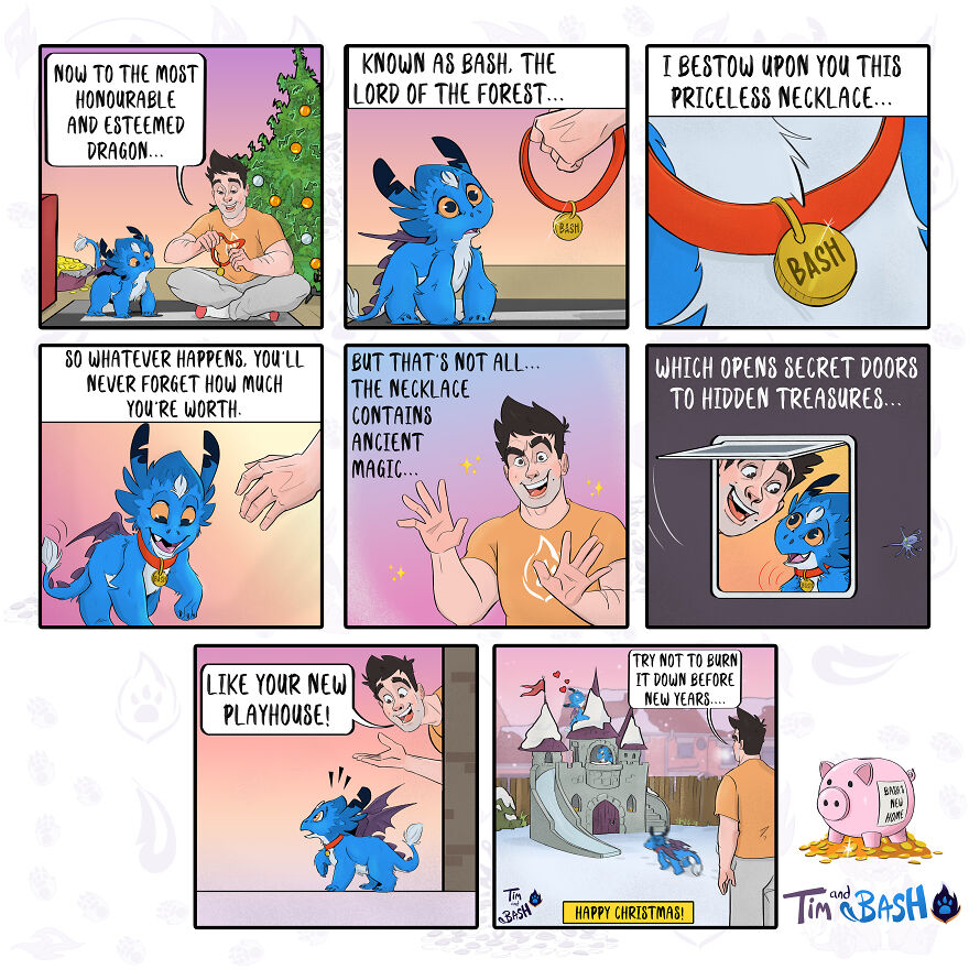 I Create The Series Of Comics &ldquo;Tim And Bash&rdquo;, And Here Is My Christmas Special