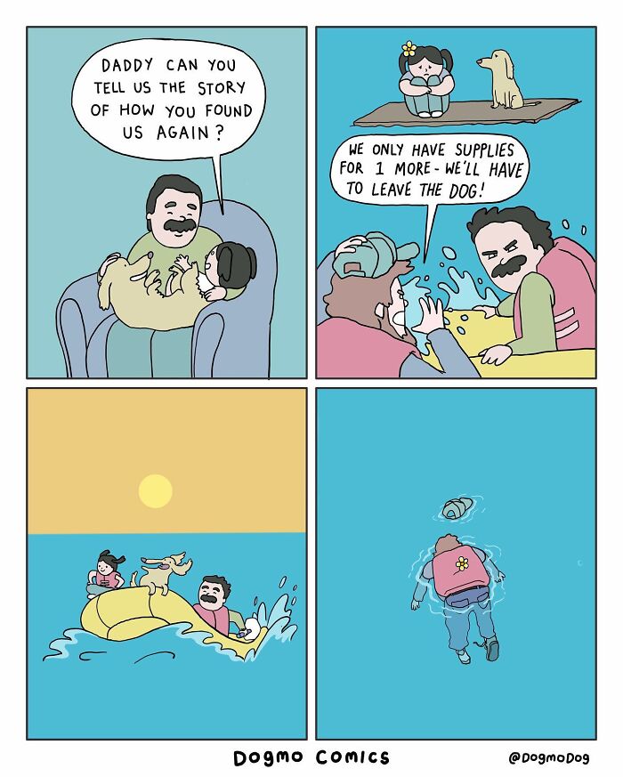 A Comic About Rescuing A Girl And A Dog