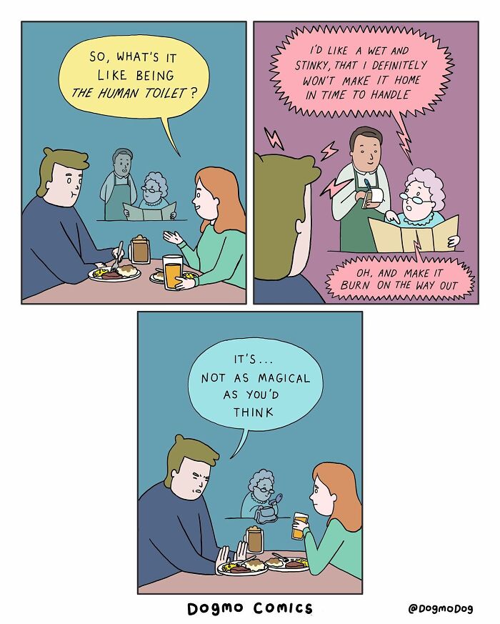 A Comic About Being The Human Toilet