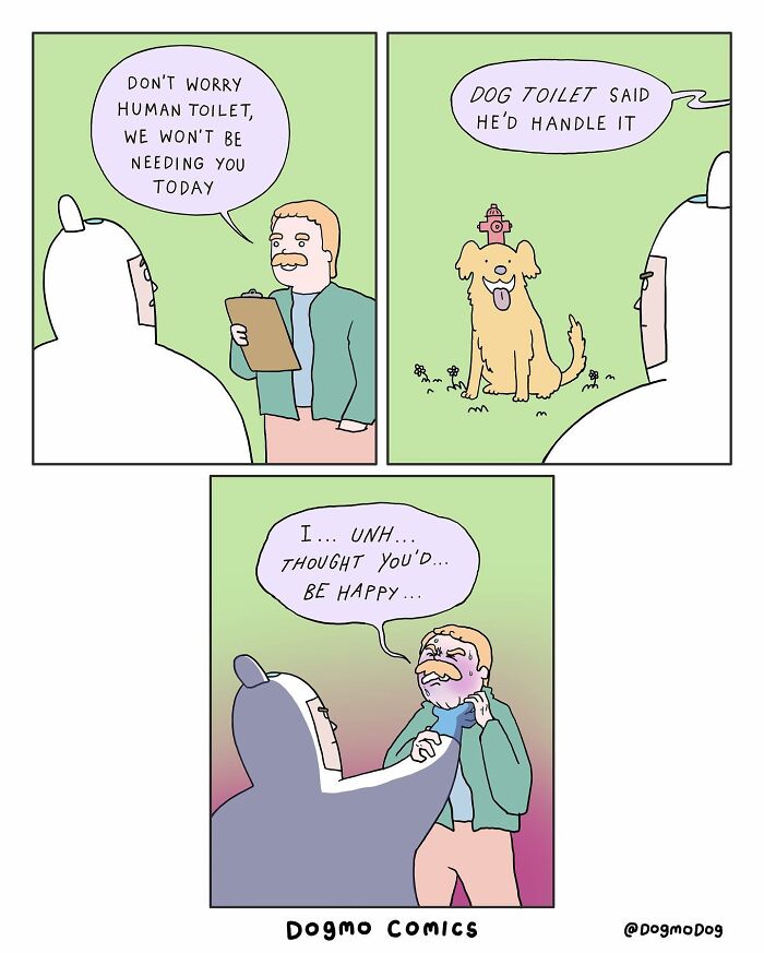A Comic About A Dog Toilet
