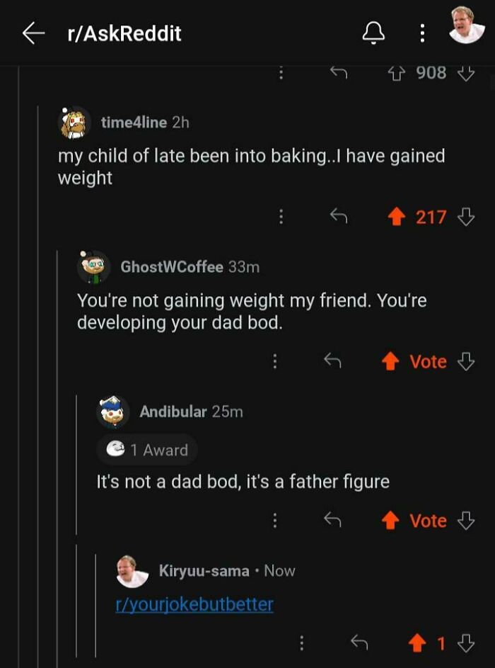 You Sir, Deserve My Upvote