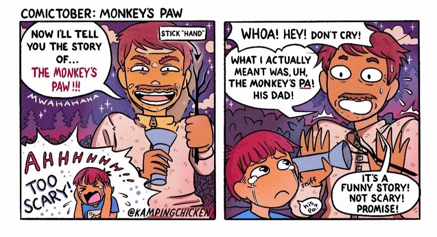 “The Weirdness Of Life Told Through Comics”: 22 New Comics By “Kamping Chicken”