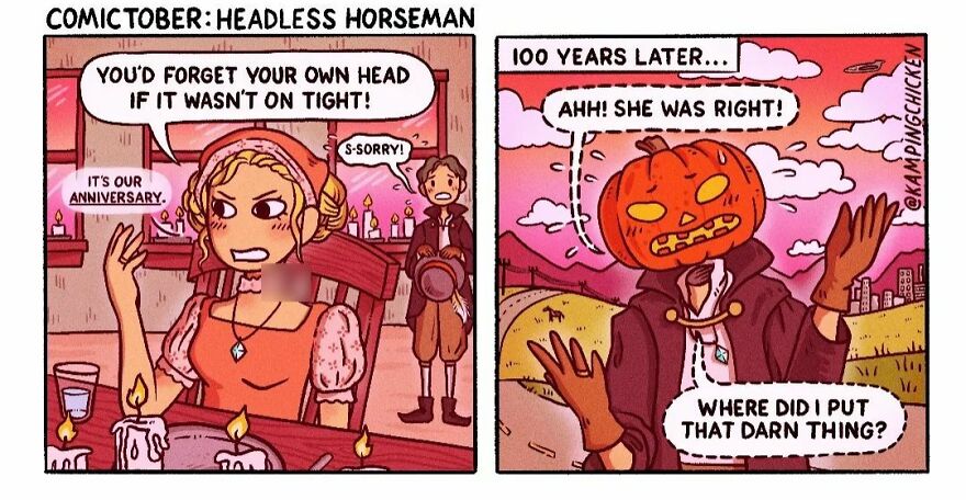 “The Weirdness Of Life Told Through Comics”: 22 New Comics By “Kamping Chicken”