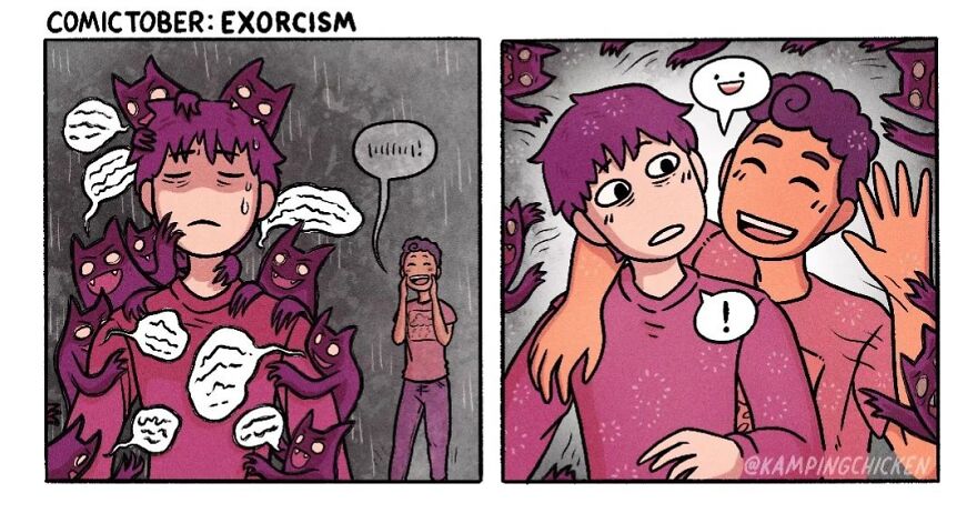 “The Weirdness Of Life Told Through Comics”: 22 New Comics By “Kamping Chicken”