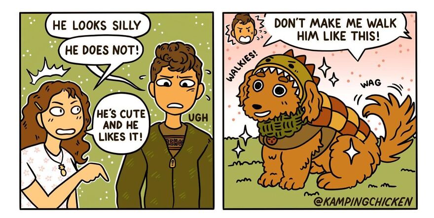 “The Weirdness Of Life Told Through Comics”: 22 New Comics By “Kamping Chicken”