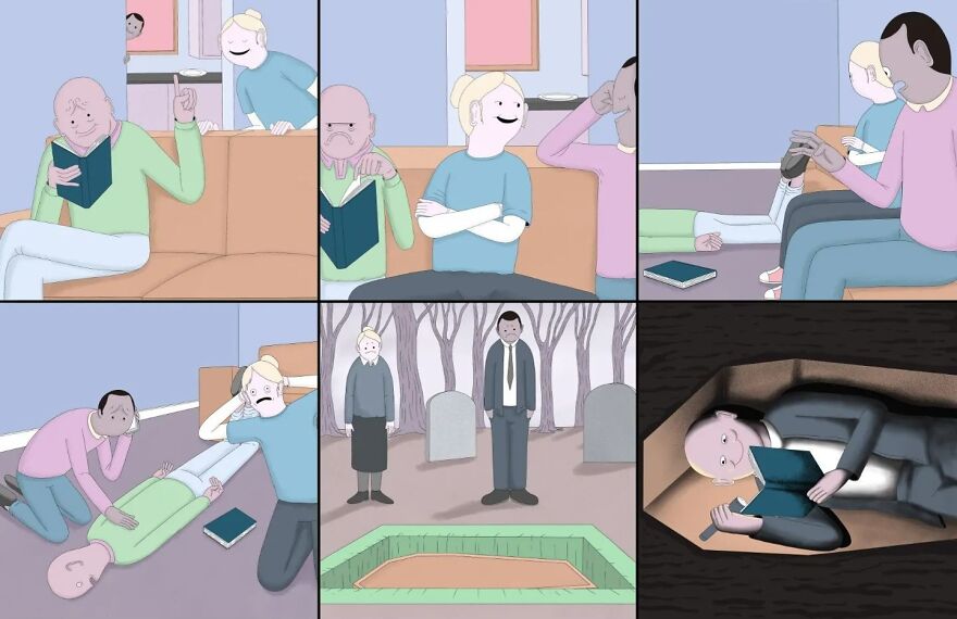 Surreal Dark Humor Illustrations By Alex Gamsu Jenkins