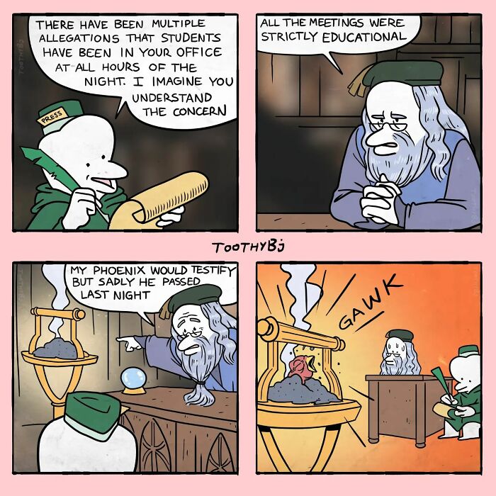 Every Dark Humor Fan Will Fall In Love With “Toothy Bj’s” Deliciously Quirky Comics