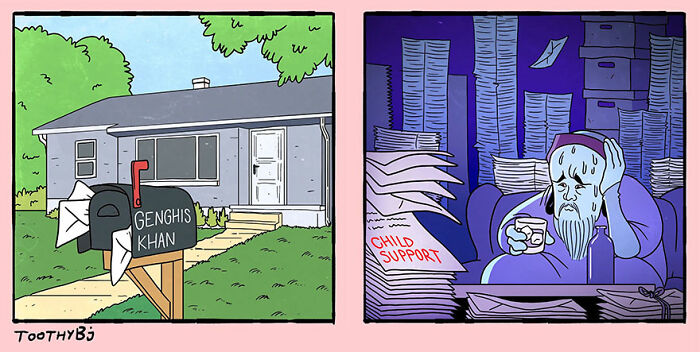 Every Dark Humor Fan Will Fall In Love With “Toothy Bj’s” Deliciously Quirky Comics