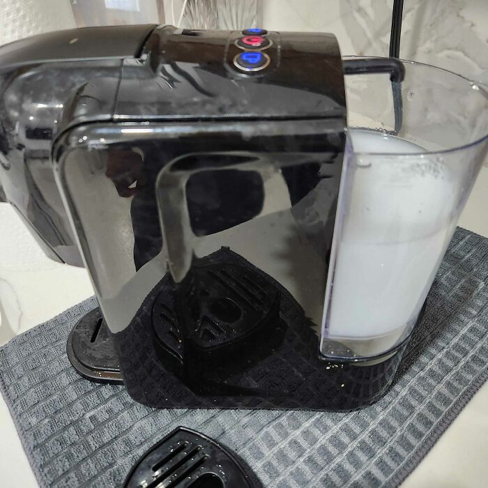 Someone Poured Milk In The Coffee Machine At My Office