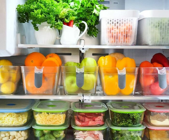 This Perfectly Organized Fridge