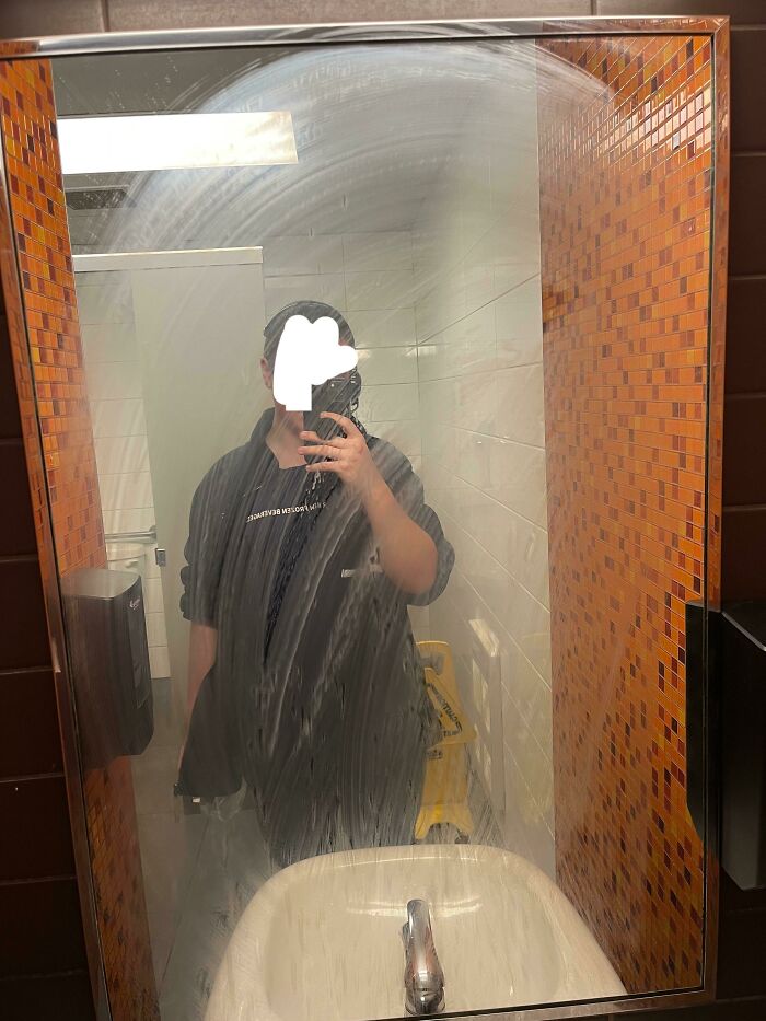 How My Coworkers “Clean” The Washrooms