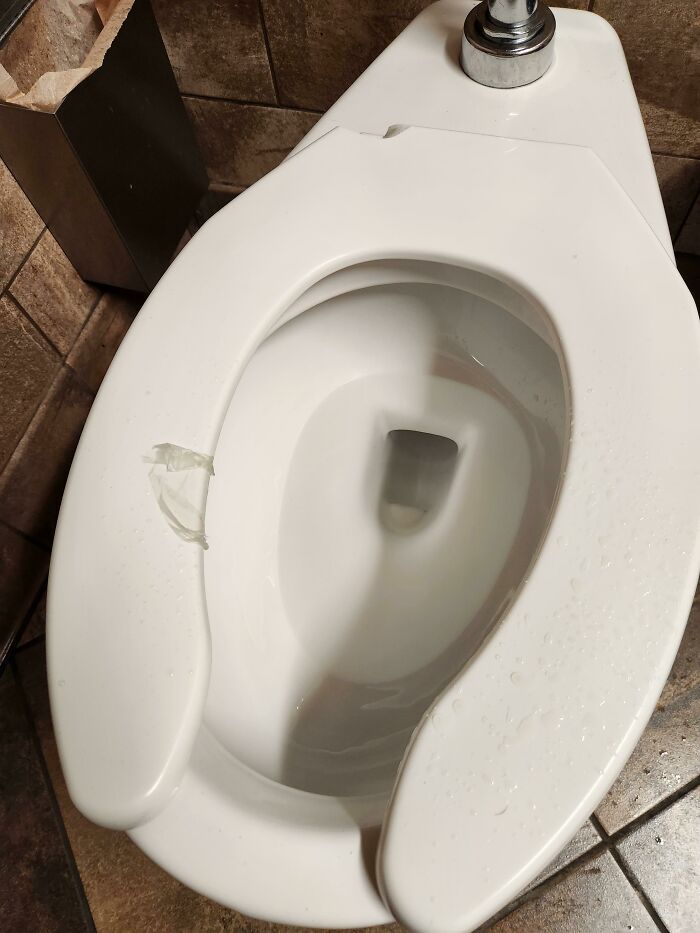 The Employee Restroom At My Work. My Coworkers Are Fucking Animals