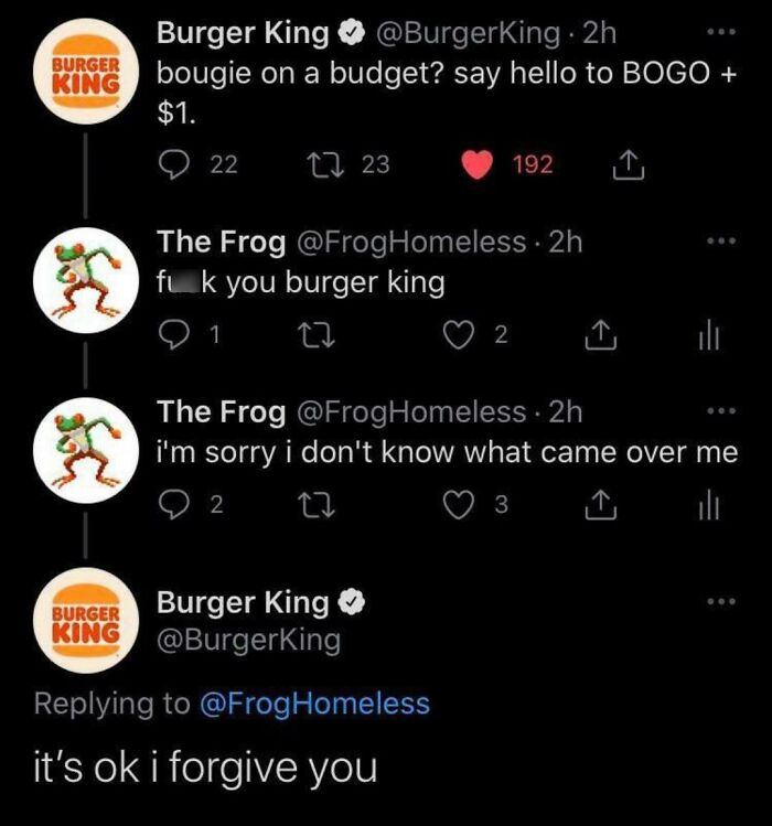 A Frog Learns The Error Of Its Ways