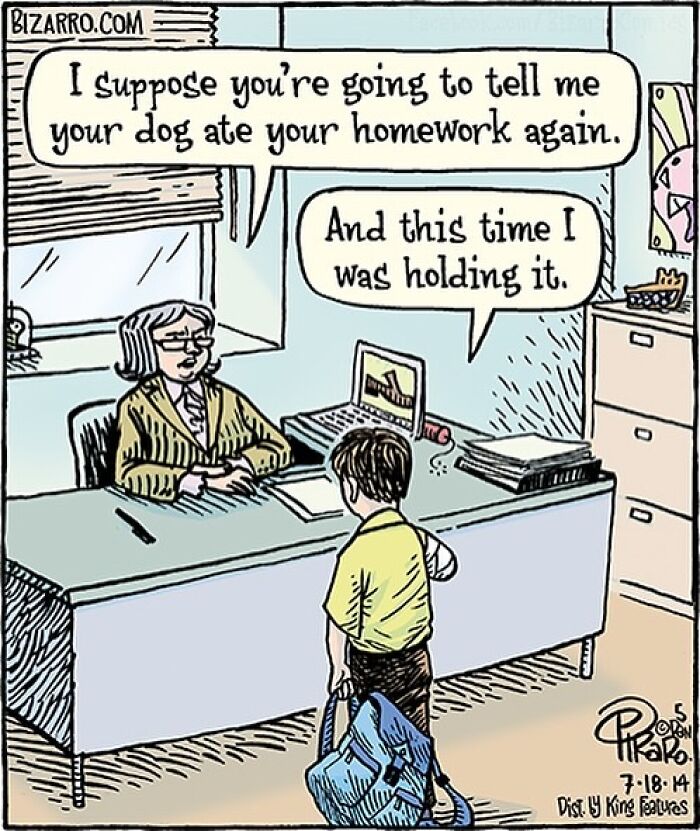 New Silly And Funny “Bizarre” Comics About Absurd Situations From This Artist