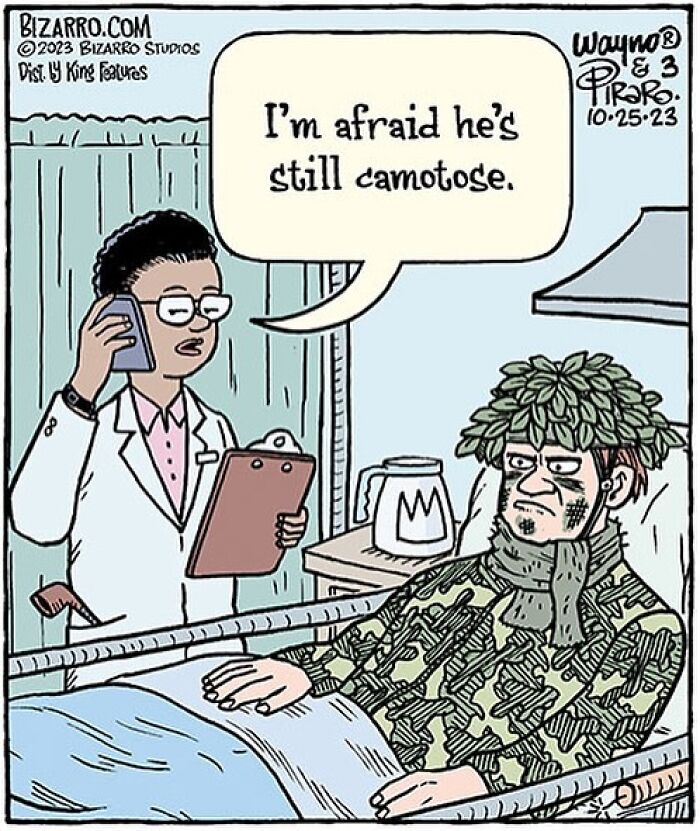 New Silly And Funny “Bizarre” Comics About Absurd Situations From This Artist