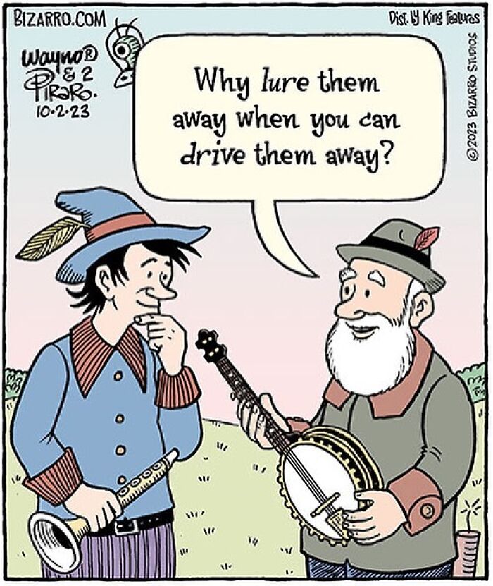 New Silly And Funny “Bizarre” Comics About Absurd Situations From This Artist