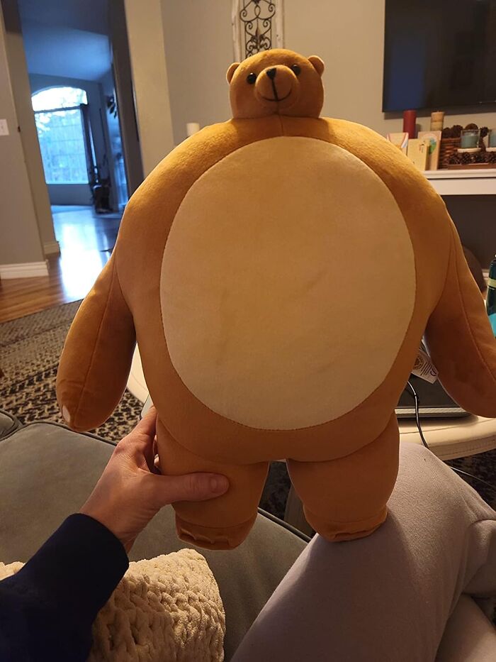 With All Our Love For Huge-Headed Toys, Let's Get One With An Ironically Small Head For A Change? Tiny Headed Kingdom Pip Bear - It's Snugglicious With A Twist Of Quirk!