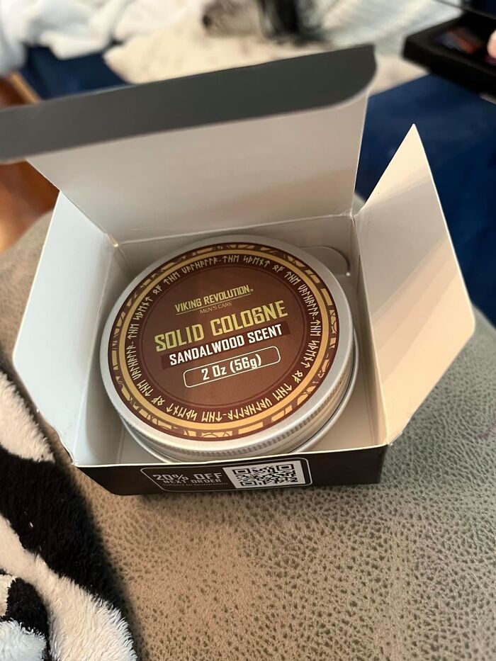 This Sandalwood Solid Cologne Smells So Good, You'll Want To Sniff Your Friend's Armpits All Day Long. It's The Perfect Gift For Anyone Who Wants To Smell Like A Sophisticated Lumberjack