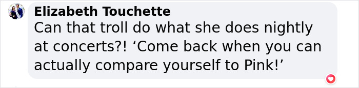 “I Still Wear A Leotard To Work”: Pink Slams Troll Calling Her “Old” On Social Media “I Still Wear A Leotard To Work”: Pink Slams Troll Calling Her “Old” On Social Media