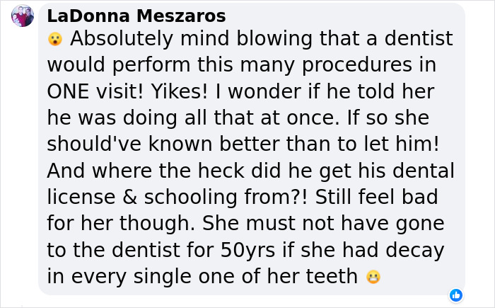 Woman Left Distressed After Dentist Overuses Anesthesia And Performs 30 Procedures In One Visit Woman Left Distressed After Dentist Overuses Anesthesia And Performs 30 Procedures In One Visit