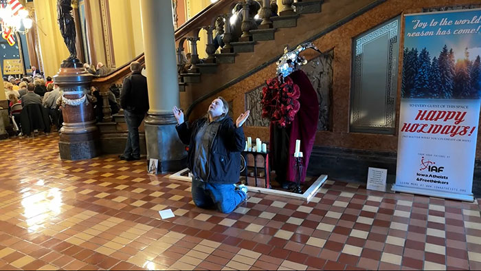 &ldquo;Sick And Disgusting&rdquo;: People React To Satanic Altar Put Up At Iowa State Capitol
