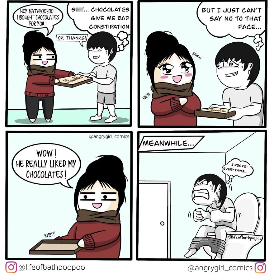 Twisted Endings: 30 New Dark Humor Comics By This Artist