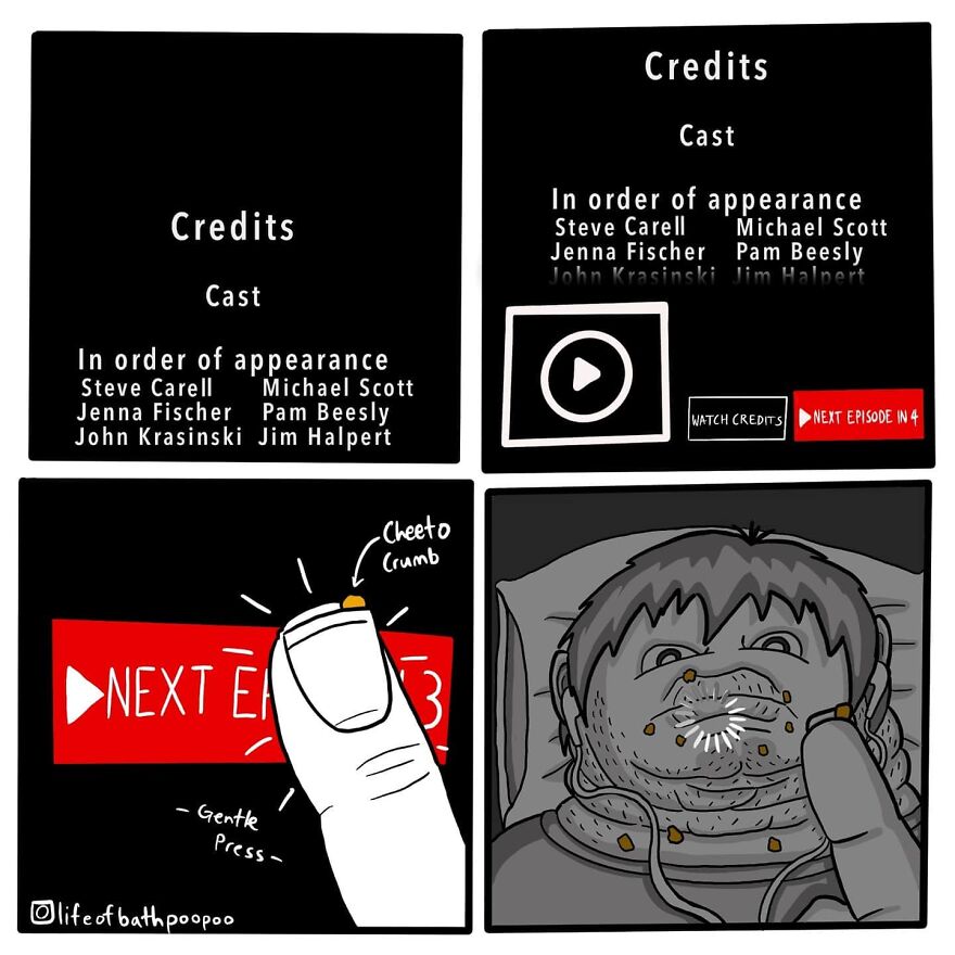 Twisted Endings: 30 New Dark Humor Comics By This Artist