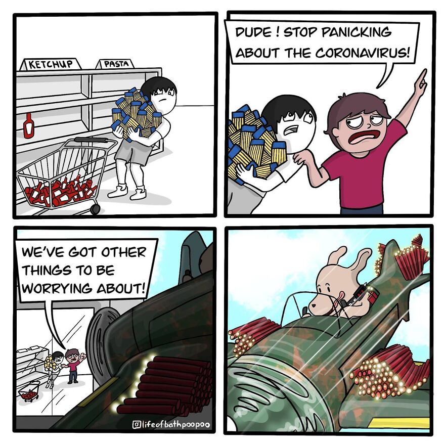 Twisted Endings: 30 New Dark Humor Comics By This Artist